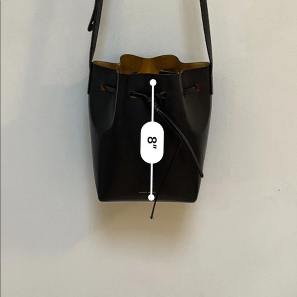 COPY - Mansur Gavriel black/gold mini bucket bag - Picture 15 of 16